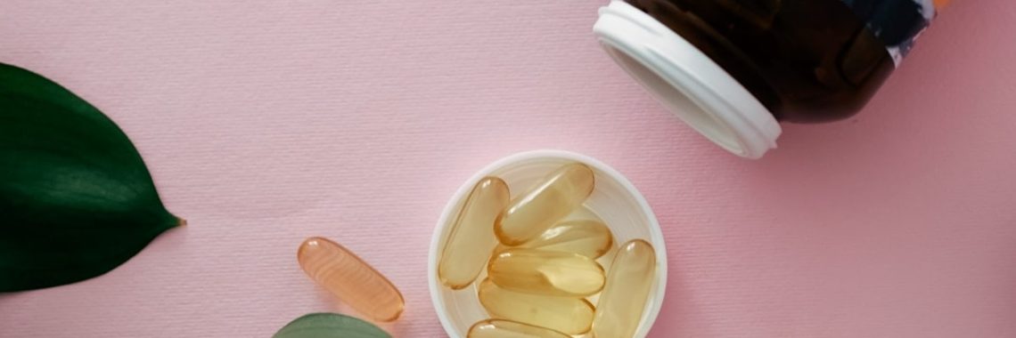 Vitamins Omega 3. Product photography
